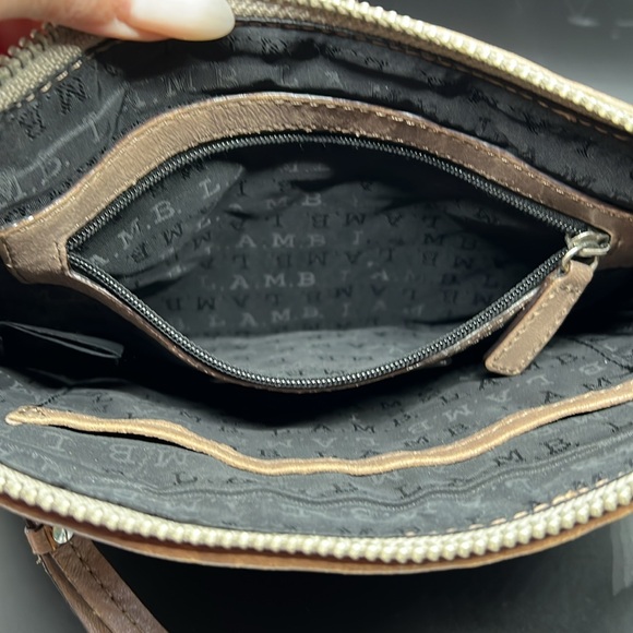 L.A.M.B. Brown leather crossbody bag - Picture 11 of 12